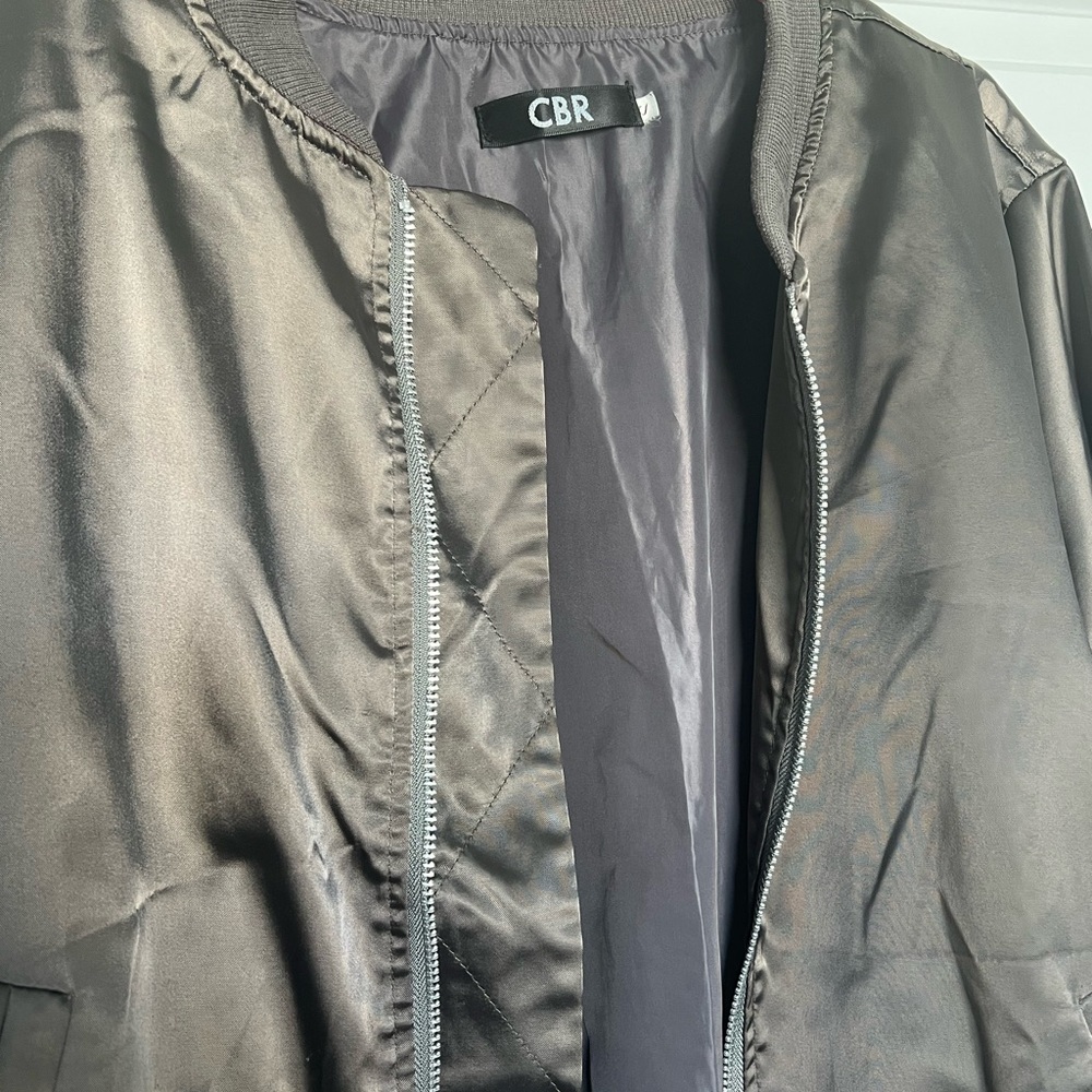 Metallic/brown bomber jacket - Picture 3 of 5